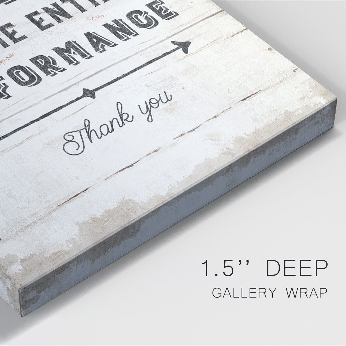 Please Stay Seated Premium Gallery Wrapped Canvas - Ready to Hang