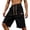 AA-Black, variant on Men's Ripped Distressed Denim Shorts Vintage Frayed Hem Wide Leg Jeans Summer Loose Streetwear Light Blue L