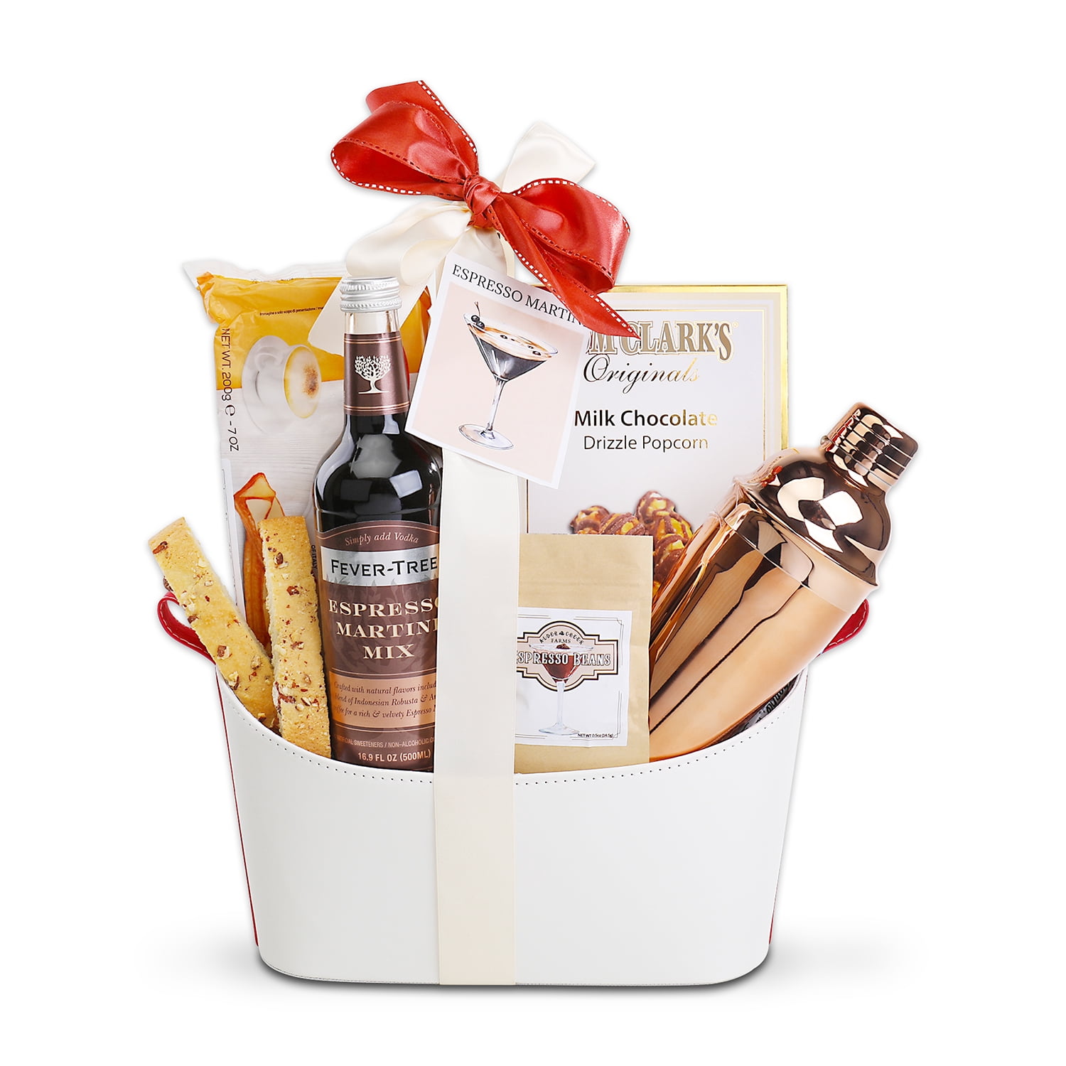 Alder Creek Gift Baskets Espresso Martini Gift Basket (7 Pieces)