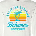 thumbnail image 4 of Inktastic Enjoy the Sunshine Bahamas Summer Paradise Long Sleeve T-Shirt, 4 of 5