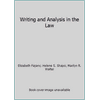 Writing and Analysis in the Law, Used [Paperback]