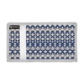 thumbnail image 2 of JIALIOU Nylon Trifold Card Wallet with ID Window Zipper Pocket for Men Women Teen Elegant Indigo Ikat Print, 2 of 7