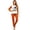 Women, variant on HTHLVMD Halloween Pajamas, Family Halloween Pajamas, Halloween Matching Family Pajamas Orange Ghost Print Long Sleeve 2 Piece Pajama Set Cute Spooky Sleepwear Nightwear Loungewear Holiday Photos