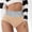 Beige, variant on High Rise Shapewear Panties for Women A Full Coverage Breathable Underwear with Sit-Boosting Backlift