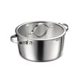 thumbnail image 1 of Tramontina Tempo Tri-Ply Base Stainless Steel 5-Quart Dutch Oven Pot with Glass Lid, Induction-Ready, Oven-Safe, Dishwasher-Safe, 1 of 7