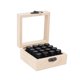thumbnail image 1 of Caja organizadora de madera para aceites esenciales con 16 ranuras, capacidad para botellas de 1 a 3 ml, estuche portátil para almacenamiento de aceites esenciales, 1 of 6
