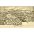 thumbnail image 2 of Unknown 14x10 Gold Ornate Wood Framed with Double Matting Museum Art Print Titled - Providence Pennsylvania -1892, 2 of 4