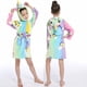 thumbnail image 4 of Albornoz de franela con capucha para bebé, camisón de unicornio, ropa de dormir para niños y niñas, pijamas de animales, ropa de casa para niños, nuevo, Invierno, 4 of 4