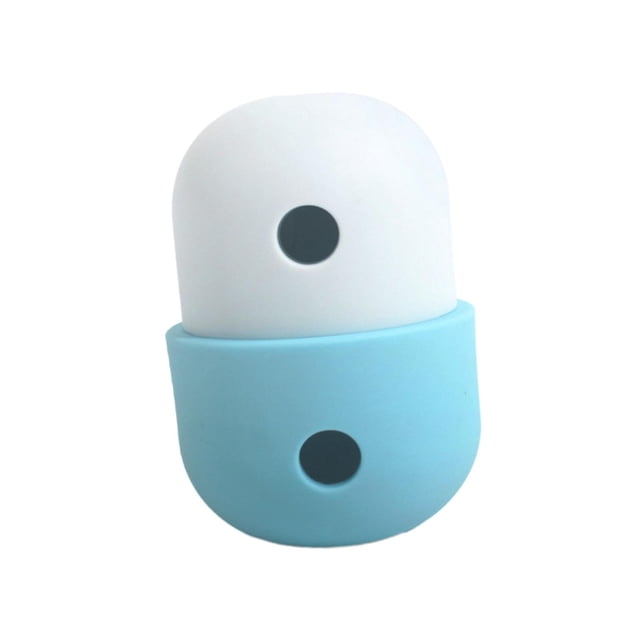 Juguete para masticar perros Yinane Bola de golosinas para gatos Blanco azul