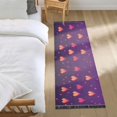 thumbnail image 3 of Yayeee Runner Rug for Bedroom 2'x6' Machine Washable Hallway Non Slip Mat, Love in The Clouds, 3 of 8