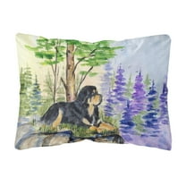 Carolines Treasures SS8007PW1216 Tibetan Mastiff Decorative Canvas Fabric Pillow, Large, Multicolor