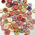thumbnail image 3 of 200pcs Botones De Mixta 2 Agujeros Botones Para DIY, 3 of 9