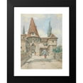 thumbnail image 2 of Eduard Zetsche 19x24 Black Modern Framed Museum Art Print Titled - The Radelseer Gate in Iphoven, 2 of 5