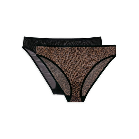 

Smart & Sexy Women s Mesh High Leg Panty 2-Pack Style-SA1409