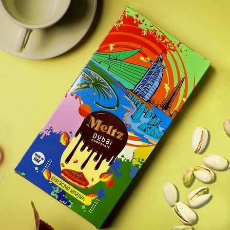 Meltz Pistachio Dubai Chocolate Bar 192g