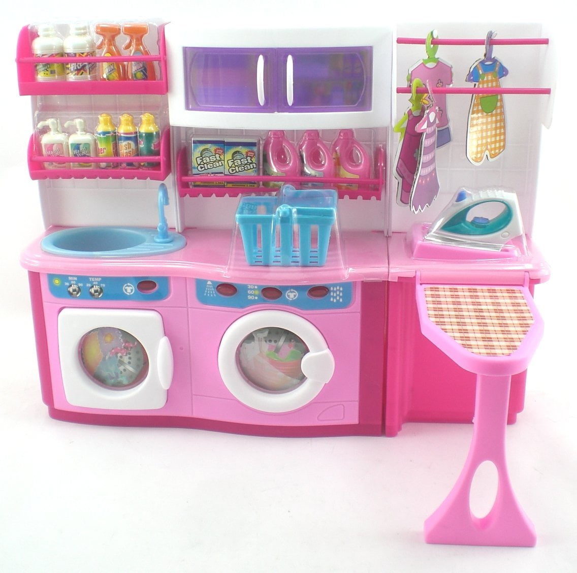 Pink Deluxe Laundry Room Barbie Size 