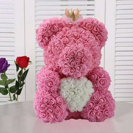 Meigar Rose Flower Bear - Fully Assembled 15