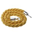 thumbnail image 2 of Línea de Del Poste Del Poste Del Poste Del Control de Multitudes de La Cuerda de 59 Pulgadas Barrera 6 Colores - 4 Amarillo Sunnimix Queue Rope, 2 of 8