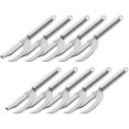 thumbnail image 1 of Cuchillo para escamas de pescado, herramienta para raspar, removedor de escamas de pescado, pelador de pescado de vientre abierto y herramienta de cocina para limpiar pescado, 1 of 5