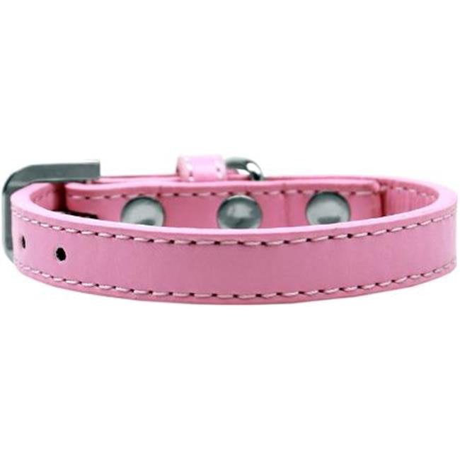 Wichita Plain Dog Collar&#44; Light Pink - Size 12