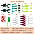 thumbnail image 4 of 383Pcs Fishing Lures Tackle Box Bass Fishing Kit Including Animated Lure Crankbaits Spinnerbaits Soft Plastic Worms for Saltwater & Freshwater Fishing Gear, 4 of 10