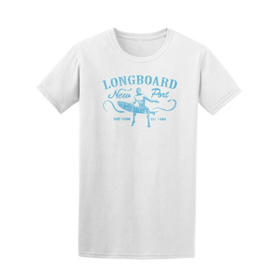 Longboard New Port Surf T-Shirt Men -Image by Shutterstock, Male Large
