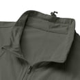 thumbnail image 6 of Men's Solid Color Sleeveless Vest Jacket Nylon Spandex Stand Up Collar Full Zip Cardigan With Multiple Pockets Lightweight Outerwear Casual Daily Travel | Zenithor,Army Green L, 6 of 9