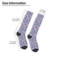 thumbnail image 2 of Fotbe winter Dachshund Calcetas Divertidas Estampadas para Hombre y Mujer, Calcetas de Algodón hasta la Rodilla para Caminar, Correr, Enfermería y Embarazo, 2 of 6
