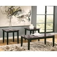 thumbnail image 2 of Ashley Furniture Ensemble de Tables Occasionnelles 3 Pcs en Noir, 2 of 5
