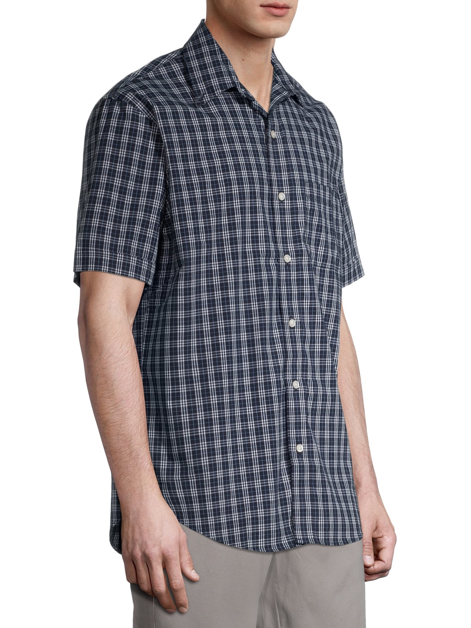 Arrow Men's Hamilton Poplin Wrinkle Free Short Sleeve Shirt