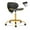 Black, variant on Ergonomic Saddle Stool Salon Stool with Backrest - Hydraulic Adjustable Rolling Office Chair, Soft Cushion & Wheels for Home, Dental, Tattoo Salon