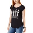thumbnail image 1 of Carbon Copy - Camiseta gráfica para mujer, diseño de cactus, color negro, pequeña, 1 of 2