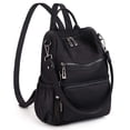 thumbnail image 1 of Mochila UTO para mujer, moderna, de tela de nailon, color negro, 1 of 9