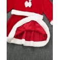 thumbnail image 6 of DPOIS Little Unisex Kids Santa Outfits Costume Tops Pants Hats Sets Christmas Dress Up, 6 of 7