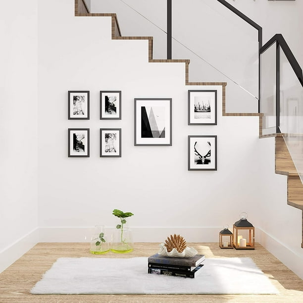 AmPm Gallery Wall Frame Set, Multi Picture Frames Set of 7, One
