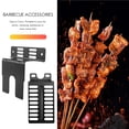 thumbnail image 4 of Ensemble de 2 Supports de Moteur de Rôtissoire en Acier Inoxydable Plaques de Support de Moteur de Barbecue Universelles Outils de Camping en Plein Air, 4 of 7