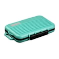thumbnail image 1 of Estuche de almacenamiento para tarjetas SD 24 ranuras Portatarjetas de memoria a prueba de agua Caja de almacenamiento portátil de plástico CF TF, verde menta Yuarrent EL001147-06, 1 of 2