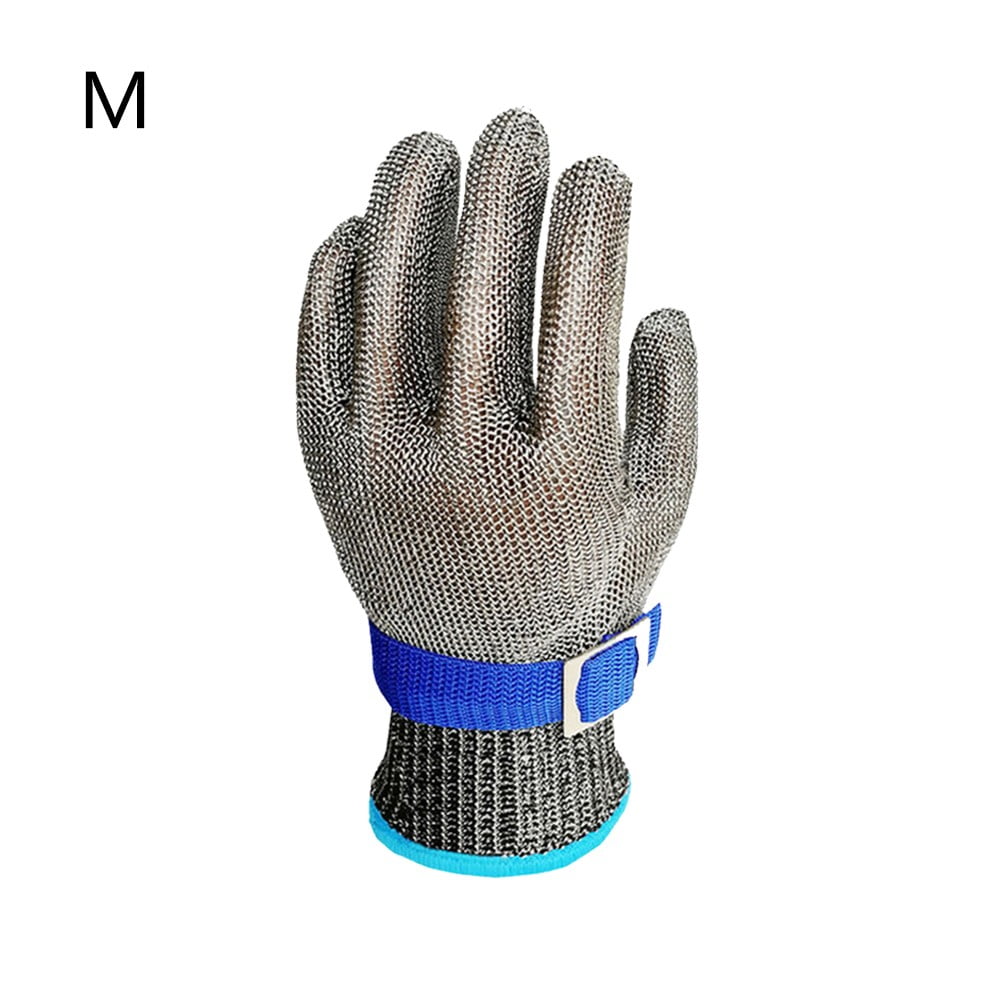 Safety Cut Proof Gloves Stab Resistant Wire Stainless Steel Metal Mesh Butcher 