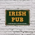 thumbnail image 5 of Irish Pub Street (2 Pack) 7 Inch x 10 Inch Novelty Aluminum Metal Sign Good Craic Cold Pints Durable Weatherproof UV Protected Perfect for Bars Kitchens Man Caves Fun Gift for Irish, 5 of 6