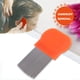 thumbnail image 4 of Peine para piojos de pelo de dientes largos, cepillo superfino para eliminación de polvo de pulgas y liendres de acero inoxidable Likrtyny cuidado belleza, 4 of 9