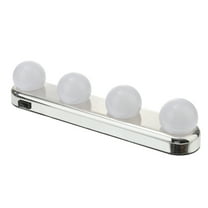 WEAVILUX Vanity Led Lights Abs Makeup Light Silver 1Pack