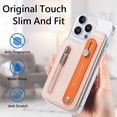 thumbnail image 6 of TECH CIRCLE for iPhone 11 Pro Clear Wallet Case,Drop Protection Slim Protective Stand Cover with Card Holder Zipper Anti-Scratch Cover for Women Men for iPhone 11 Pro 5.8 inch 2019,Pink, 6 of 10