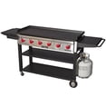 thumbnail image 2 of Camp Chef 6-Burner 45.5" Griddle with True Seasoned Non-Stick Surface, 2 of 7