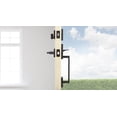thumbnail image 3 of Kwikset 818CMHLIP-26S Single Cylinder Camino Exterior Handleset with SmartKey with RCAL Latch and RCS Strike Bright Chrome Finish, 3 of 7