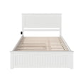 thumbnail image 5 of Nantucket Queen Platform Bed with Matching Footboard and TXL Trundle in White, 5 of 6
