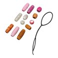 thumbnail image 4 of Hair Dreadlocks Beads, Retro Elements Different Colors Hair Braiding Jewelry With Hair Beader For Banquets ANGGREK Hair Braiding Jewelry, 4 of 8