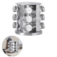 thumbnail image 2 of Especiero Redondo De Acero Inoxidable Especiero Organizador Encimera Torre De Especias Con 12 Tarros De Especias Para Condimentar Hierbas Secas Methold HA013998-00, 2 of 7