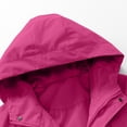 thumbnail image 6 of iHPH7 Womens Raincoats Waterproof with Hood Fall Outfits for Women Windbreaker Jacket Women Waterproof Jackets for Women Light Jackets for Women Womens Fall Jackets Hooded Jacket Women Hot Pink S, 6 of 9