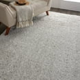 thumbnail image 6 of Nourison Ultra Plush Shag Solid Light Grey 4' x 6' Area Rug, (4x6), 6 of 9