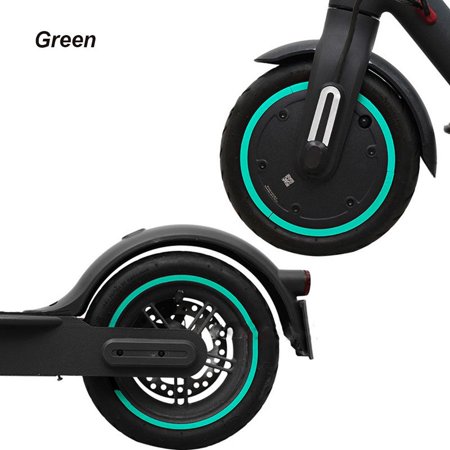 New 7 Colors Mijia Outdoor Scooter Parts Wheel Hubs Protective Reflective Sticker Xiaomi M365 Pro GREEN